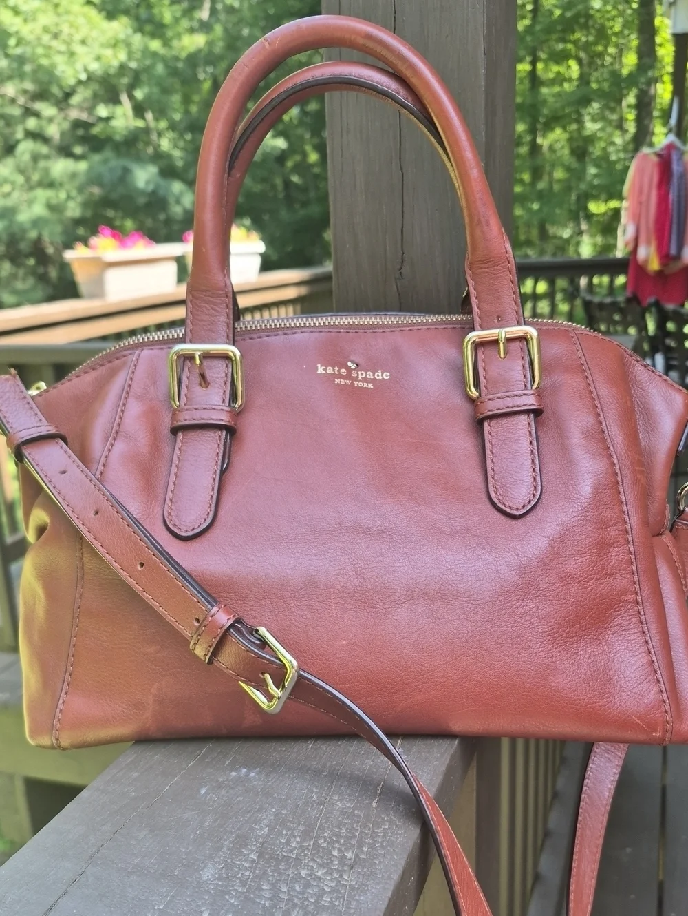 Kate Spade New York Brighton Park Sloan Small Satchel Bag Dark Roast